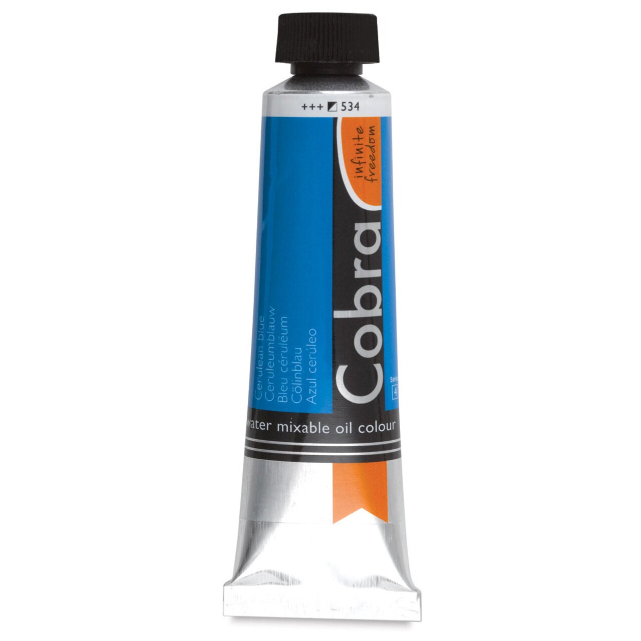 Cobra Artist Water Mixable Oil Paint - Cerulean Blue, 40 ml tube